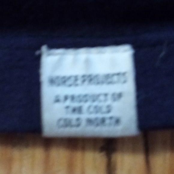 Norse Projects orange and blue striped short sleeve shirt size XL - Picture 2 of 4